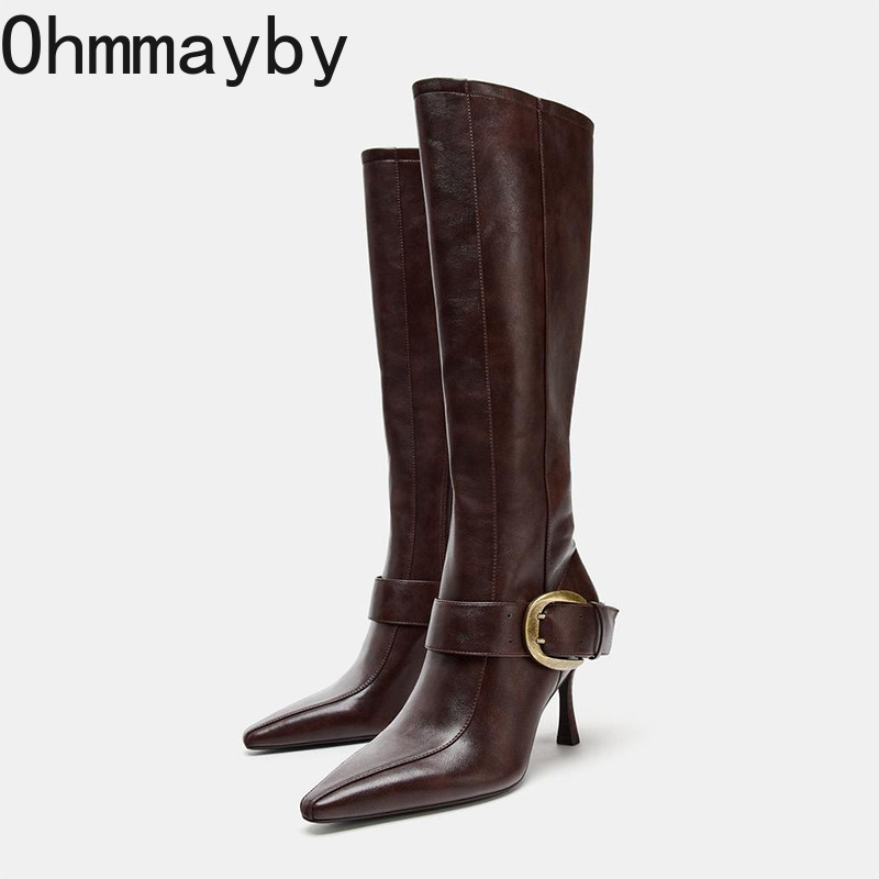 Women Pointed Toe Knee High Bo - Women'S Fashion Knee High Boots review and price