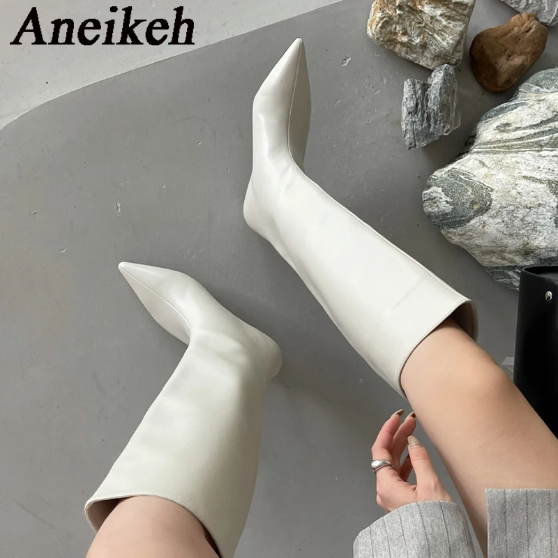 Aneikeh 2027 Fashion Sexy Poin - Women'S Fashion Knee High Boots review and price