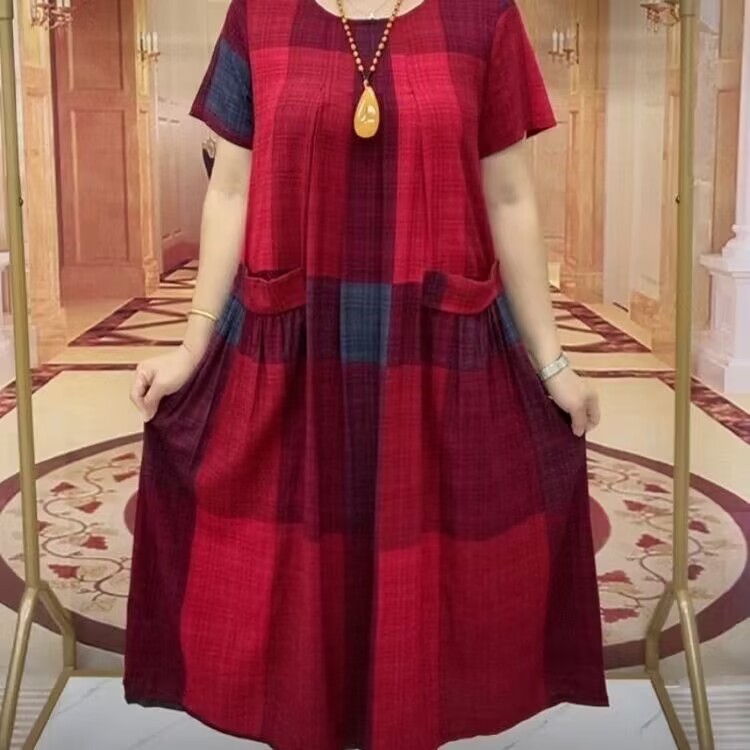 Summer Large Size Cotton Linen - Women Fashion Over The Years review and price