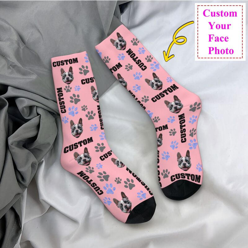 Pet Photo Custom Dress Socks M - Women Fashion Dress Names review and price