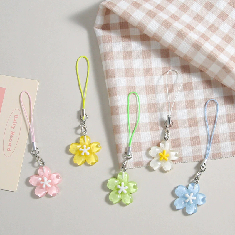 Colorful Resin Flower Phone Ch - Women'S Fashion Korea review and price