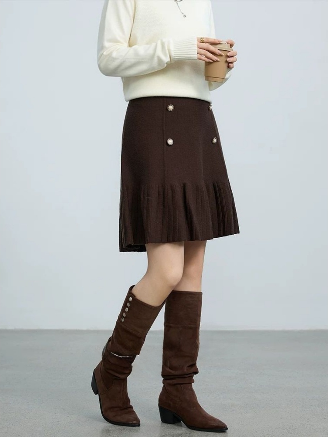 plus Size A-Line  Skirt High W - Women Fashion Over The Years review and price